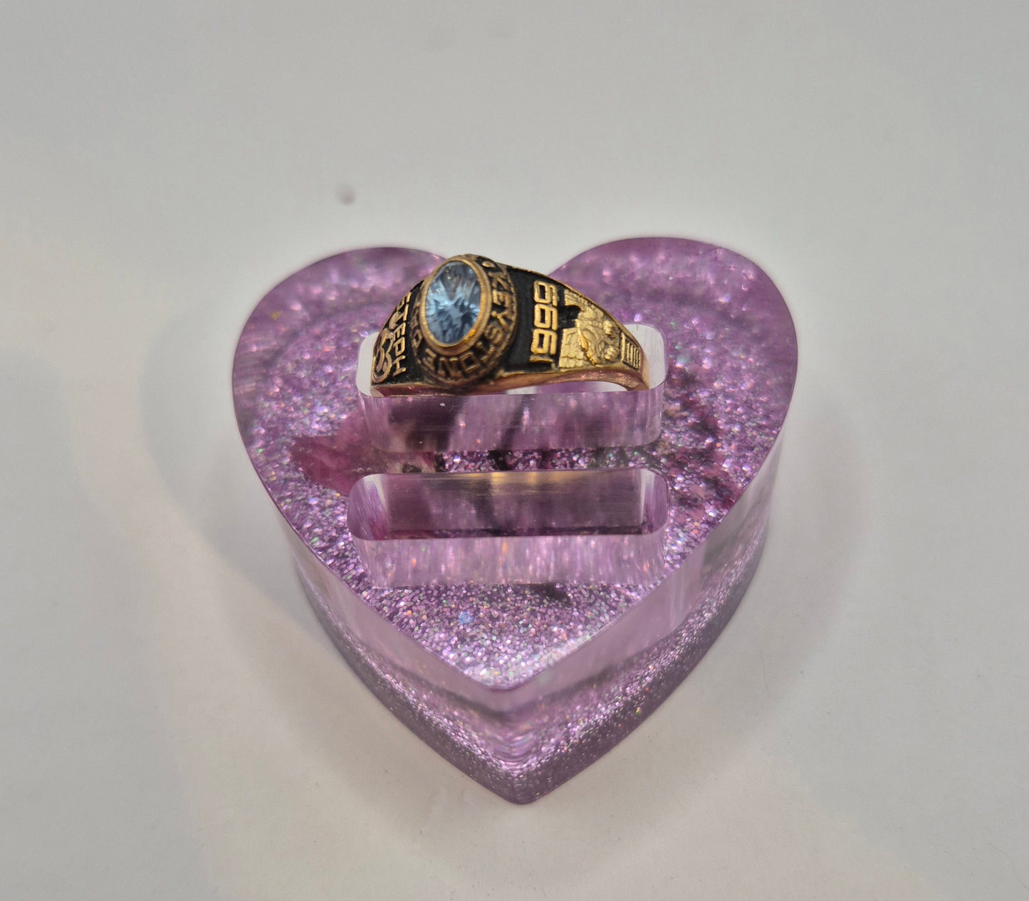 Floral Heart Ring Holder