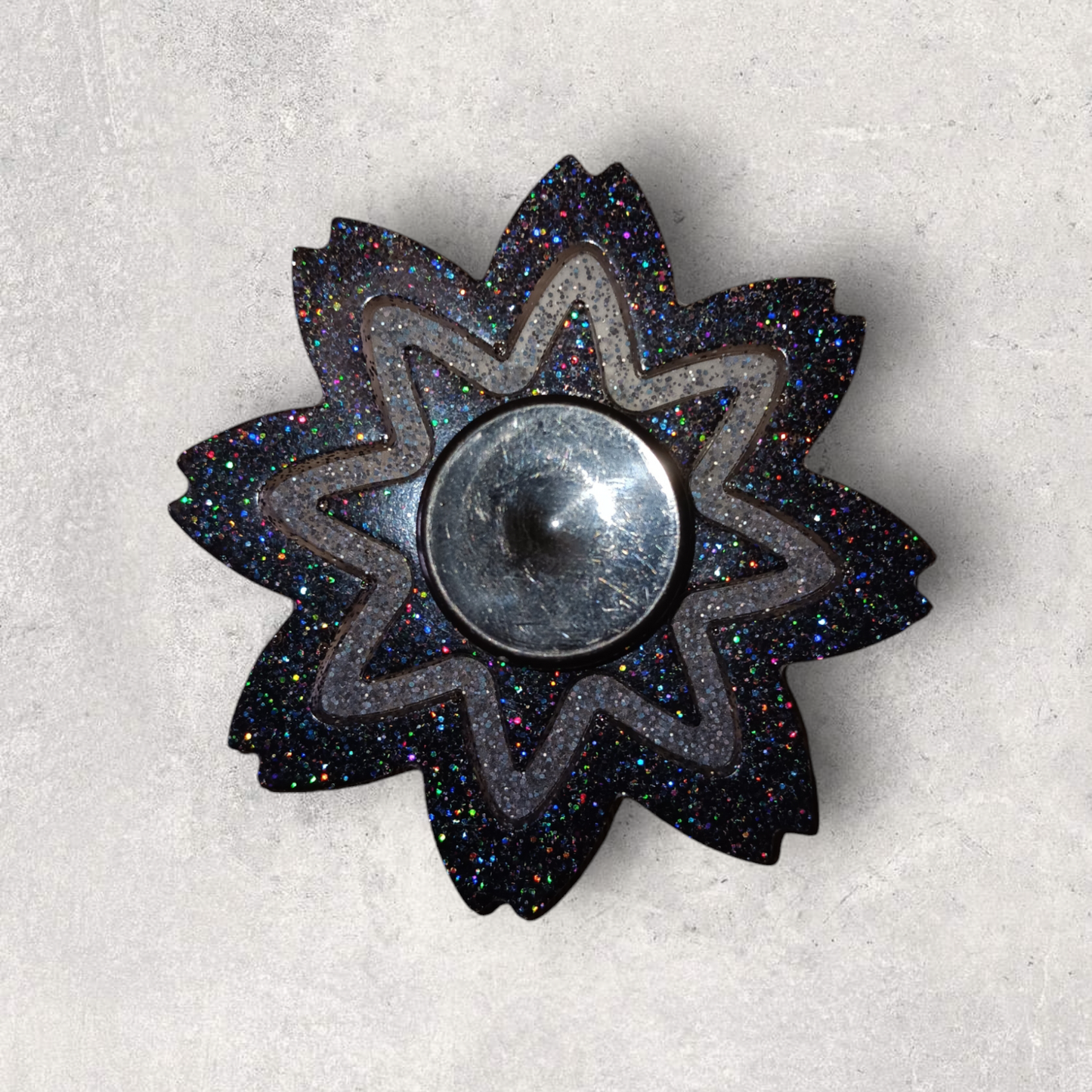 Fidget Spinner (Holographic Black)