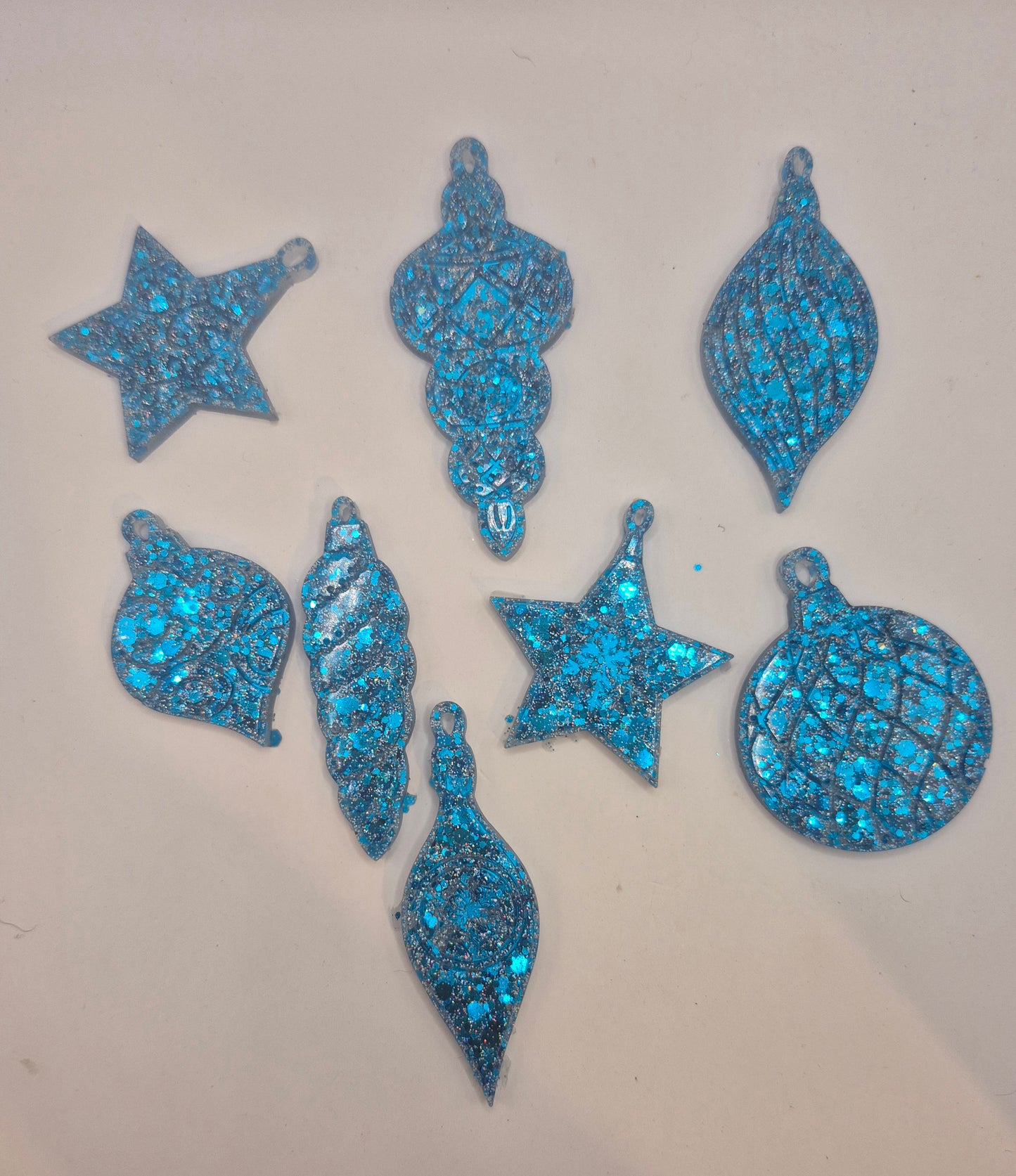 Blue Christmas Ornaments