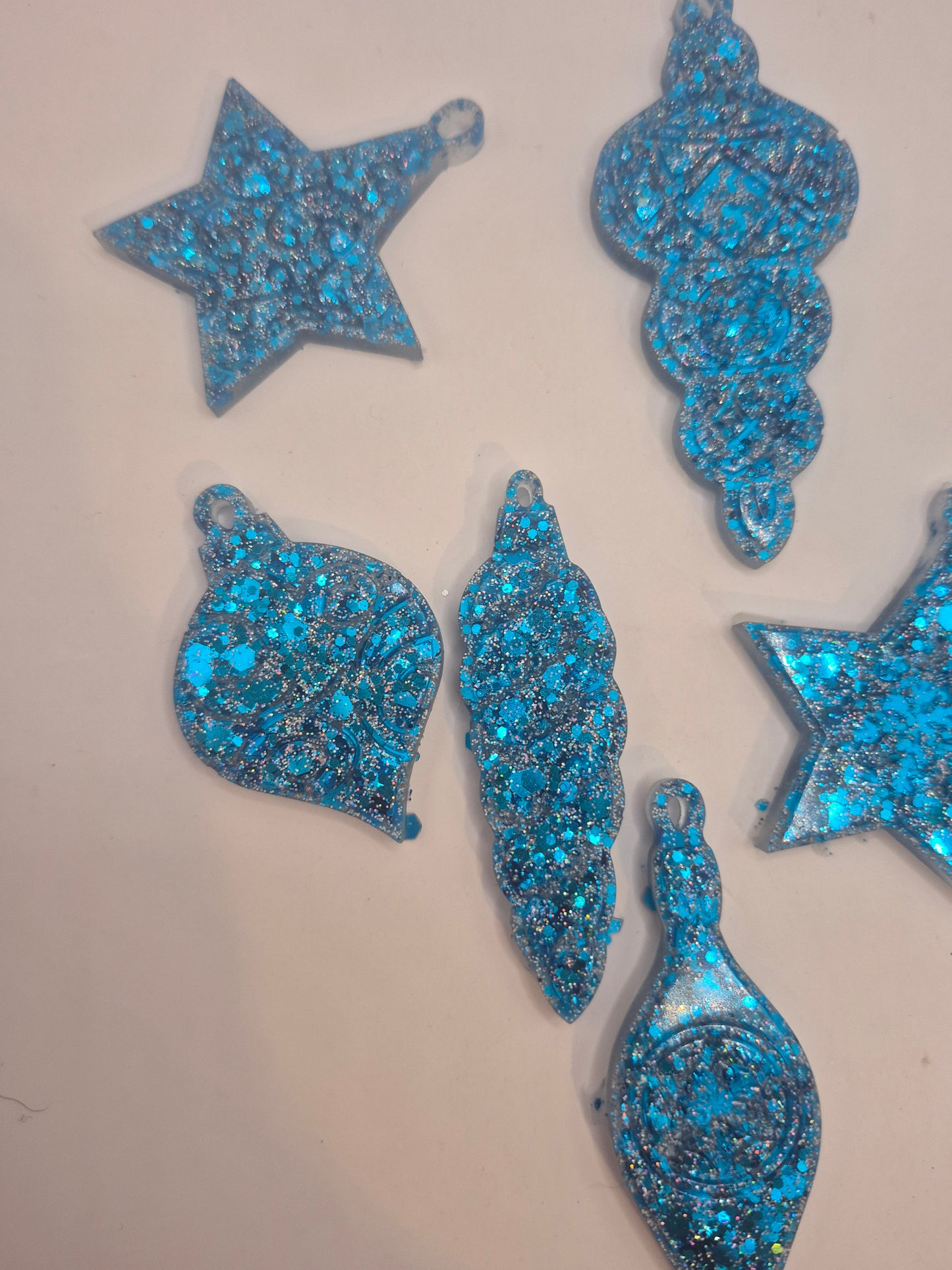 Blue Christmas Ornaments