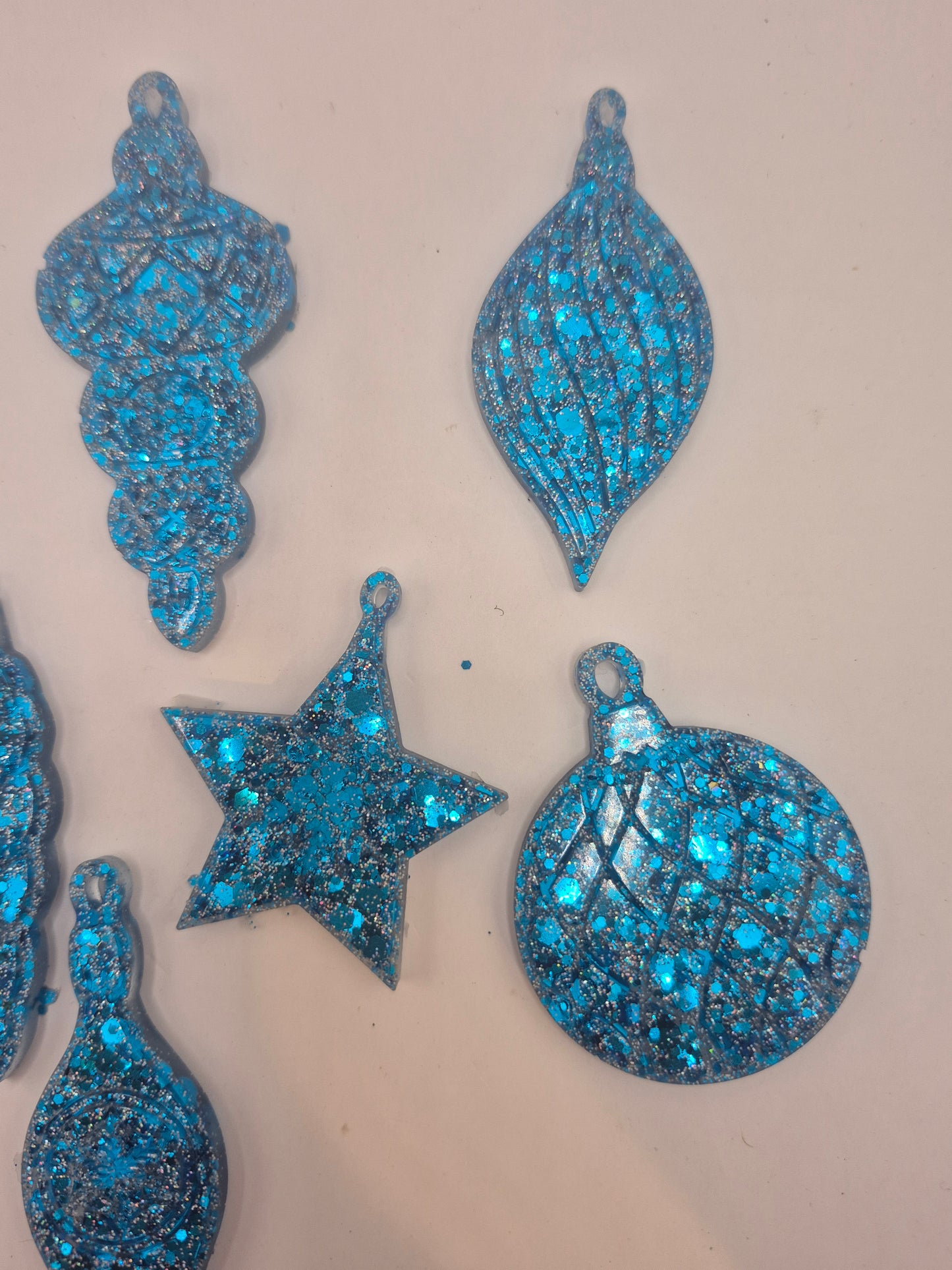 Blue Christmas Ornaments