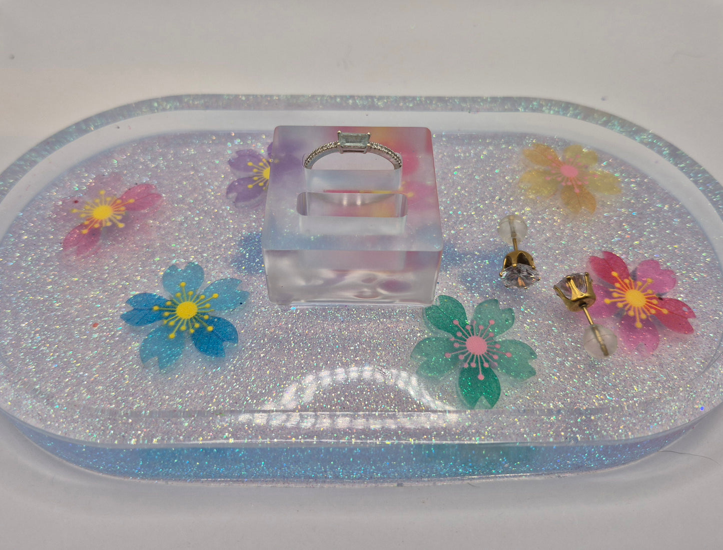 Floral Jewelry Dish