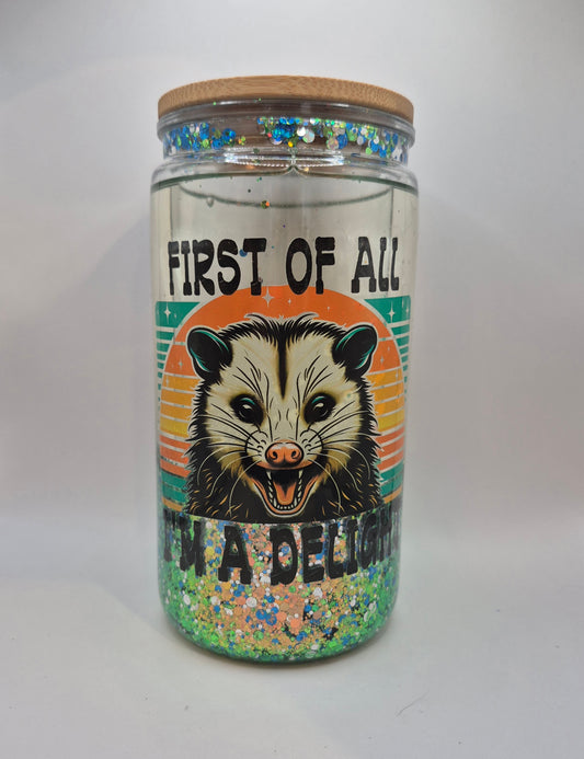 I'm a Delight Snow Globe Tumbler