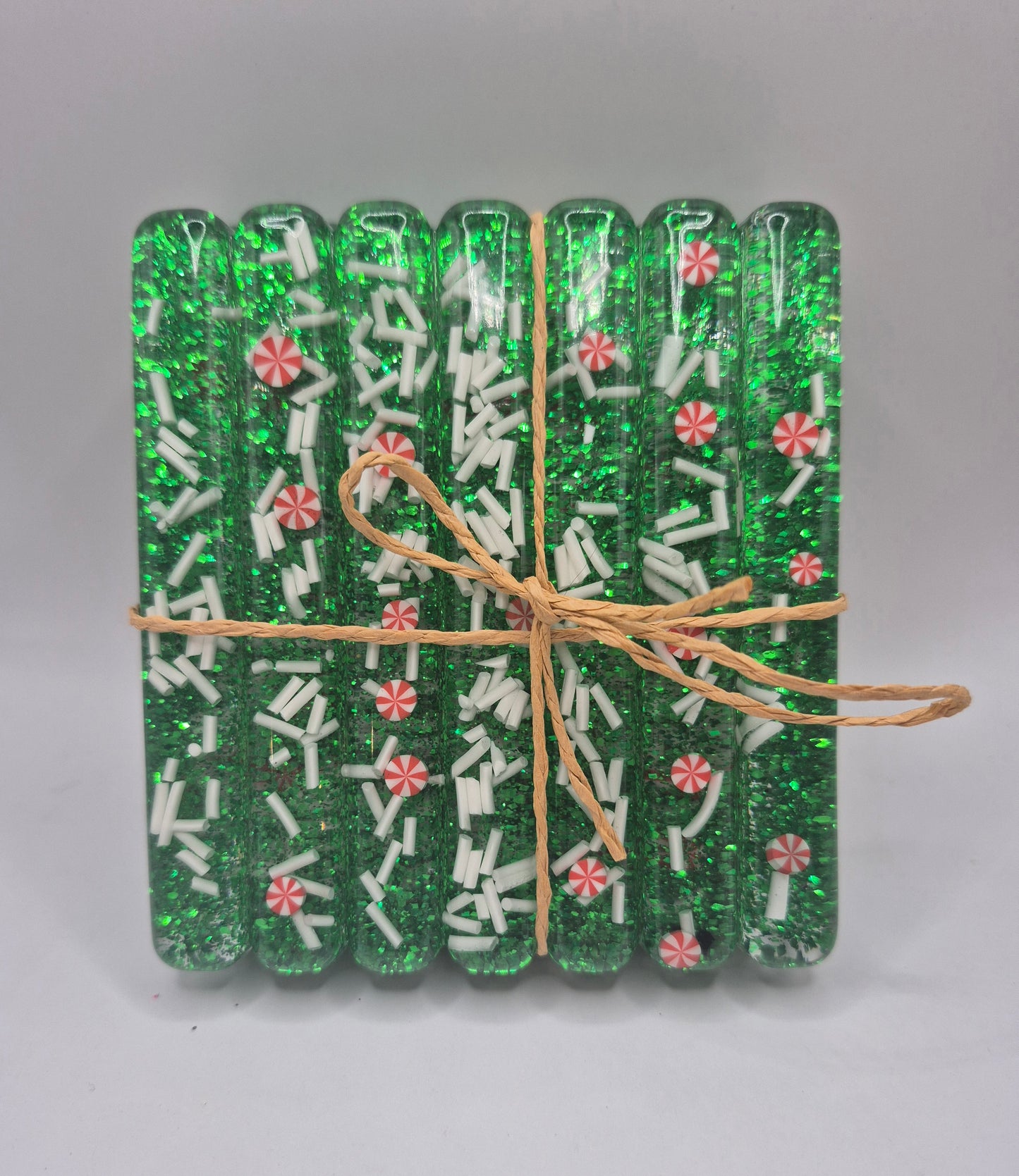 Peppermint Coaster Set