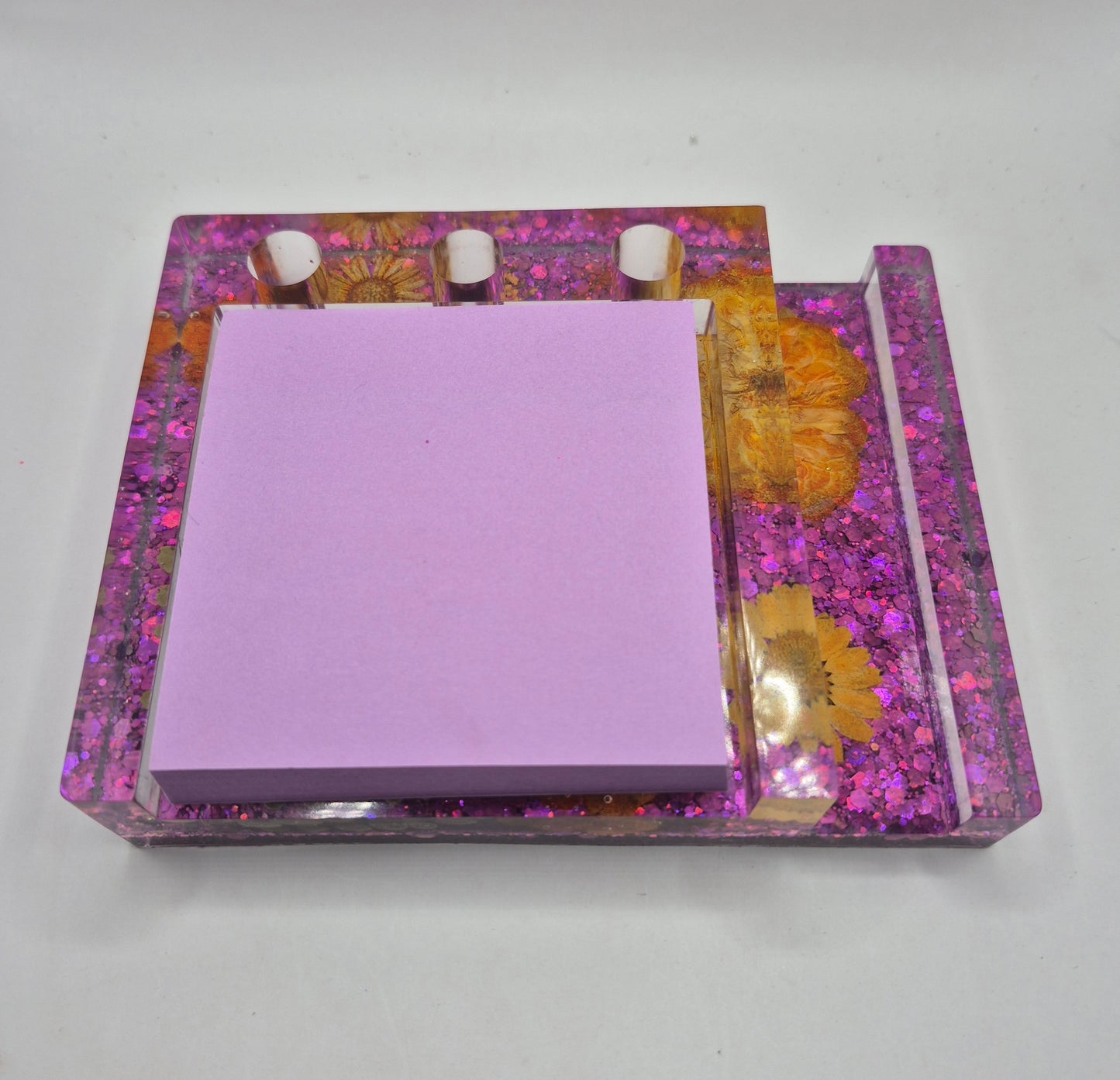 Purple Desk Organizer