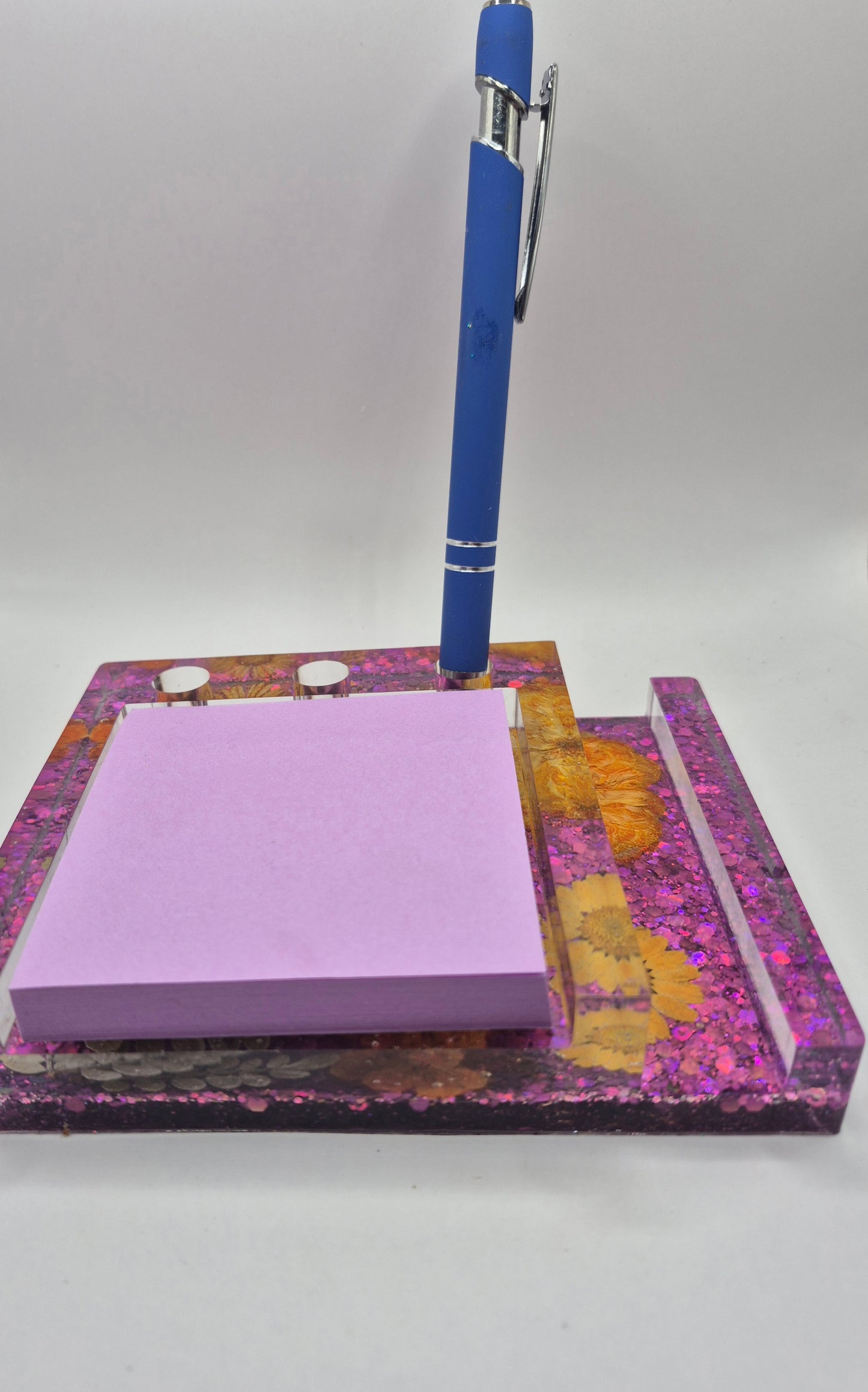 Purple Desk Organizer