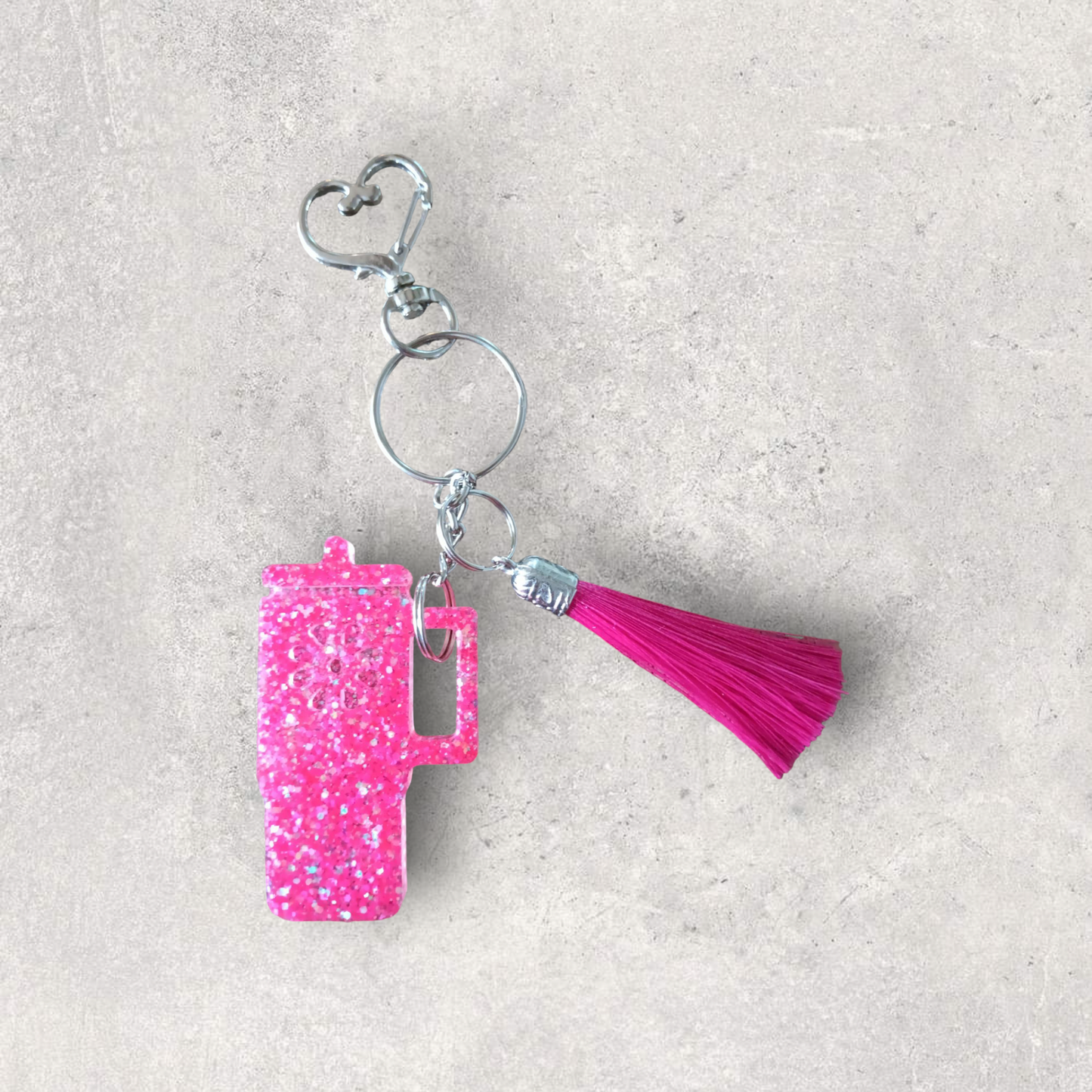 Pink Stanley Keychain