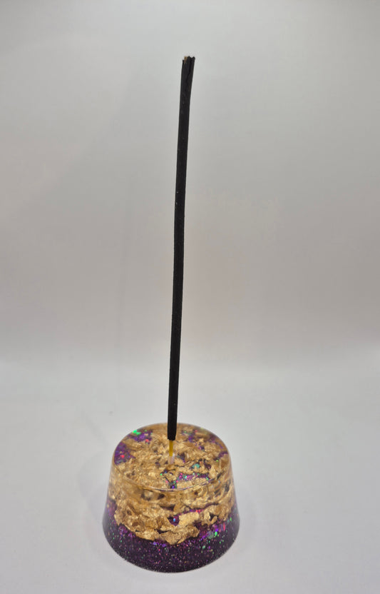 Purple & Gold Incense Burner