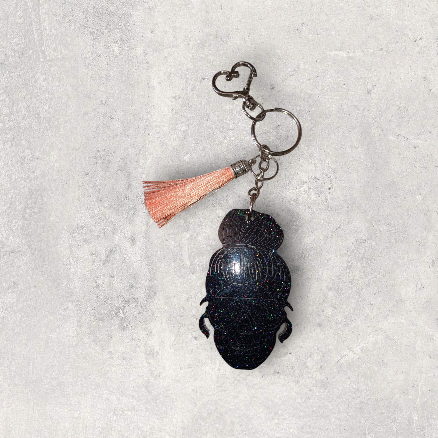 Skeleton Girl Keychain