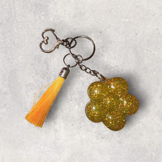 Flower Keychain (Yellow)