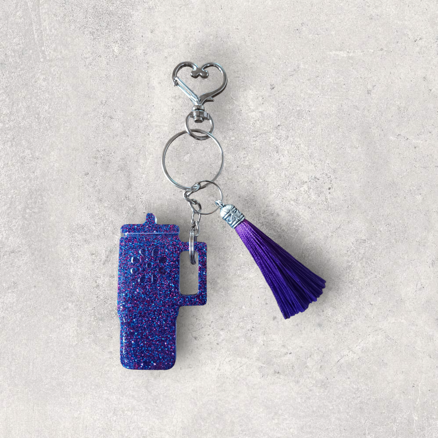 Blue/Purple Stanley Keychain